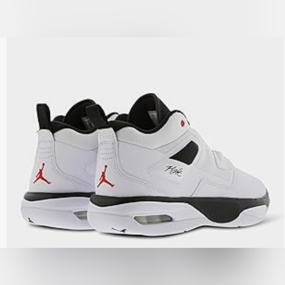 Jordan Men's White and Black Sneakers